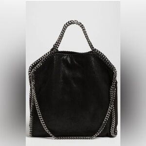 Stella McCartney Falabella Shaggy Faux Leather Foldover Tote